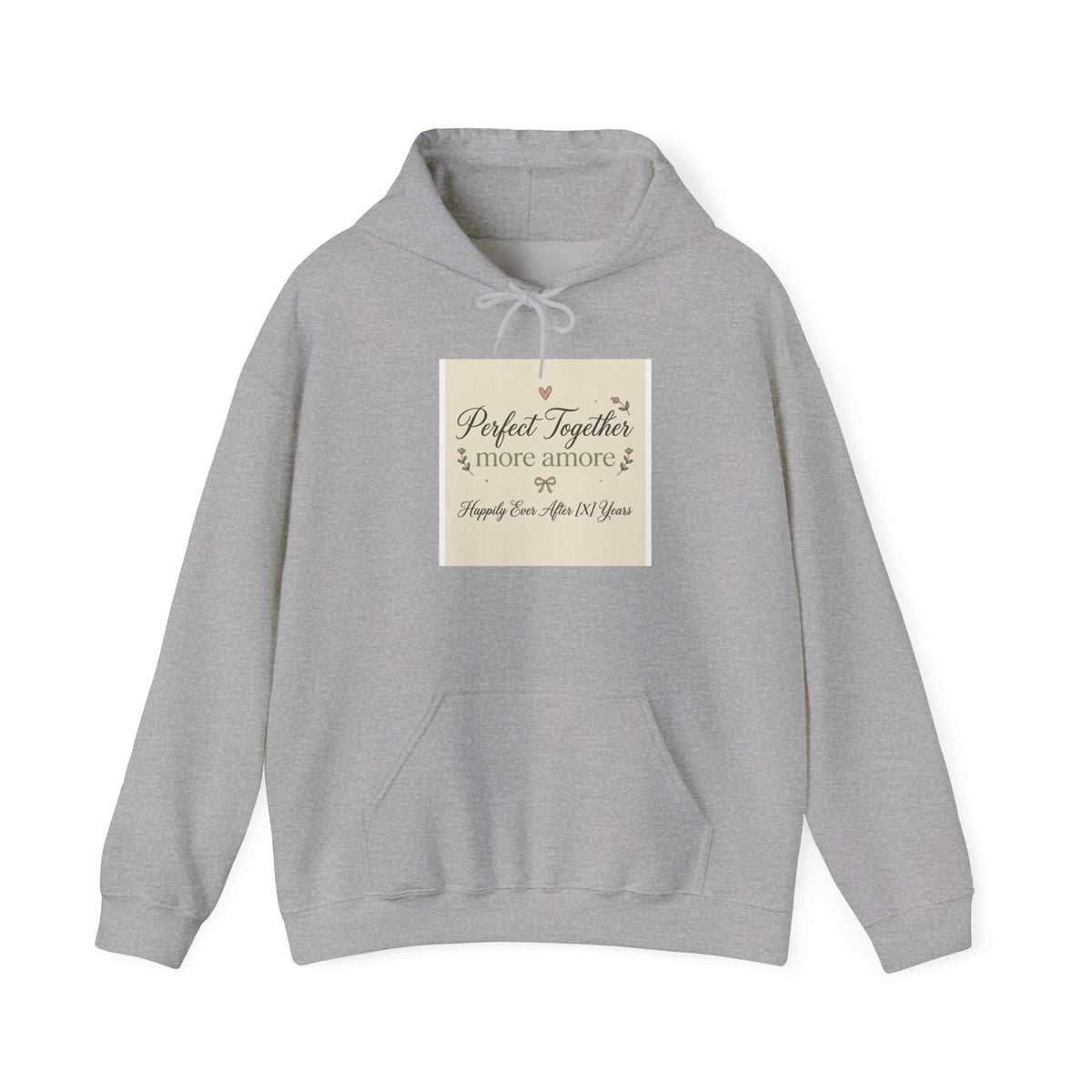 Pocket Together Hoodie — 'Pocket Together is more amore' Romantic Quote Pullover