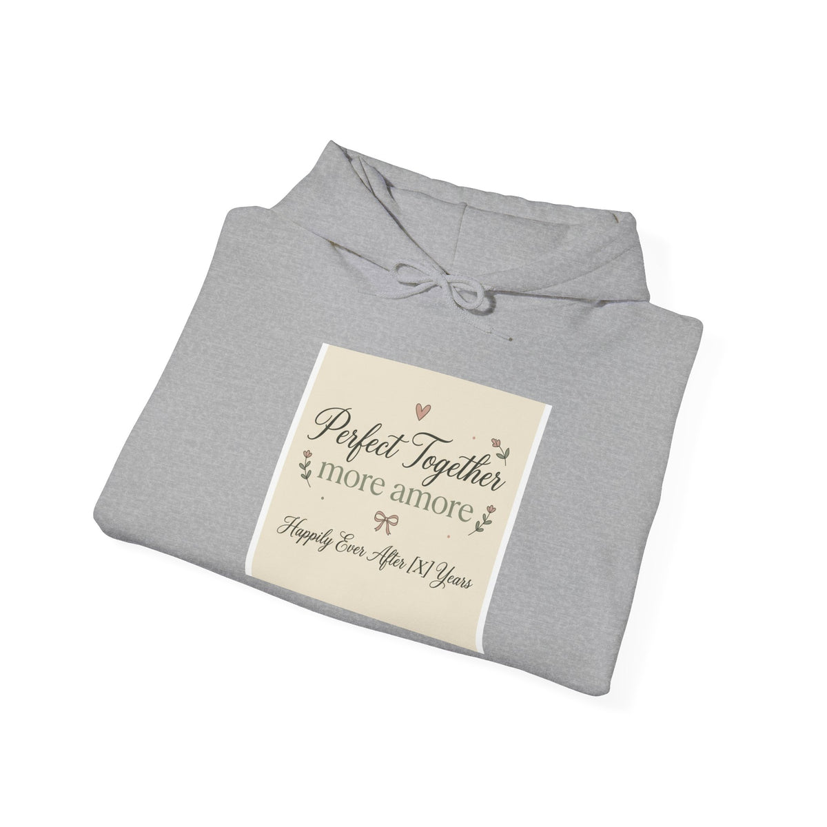 Pocket Together Hoodie — 'Pocket Together is more amore' Romantic Quote Pullover