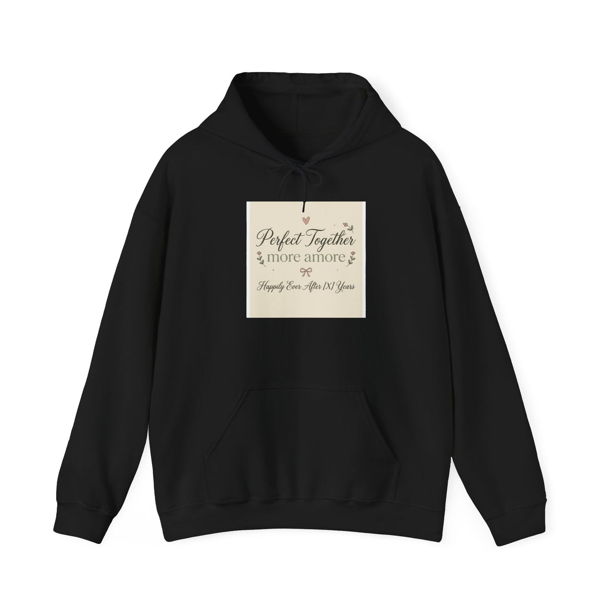 Pocket Together Hoodie — 'Pocket Together is more amore' Romantic Quote Pullover