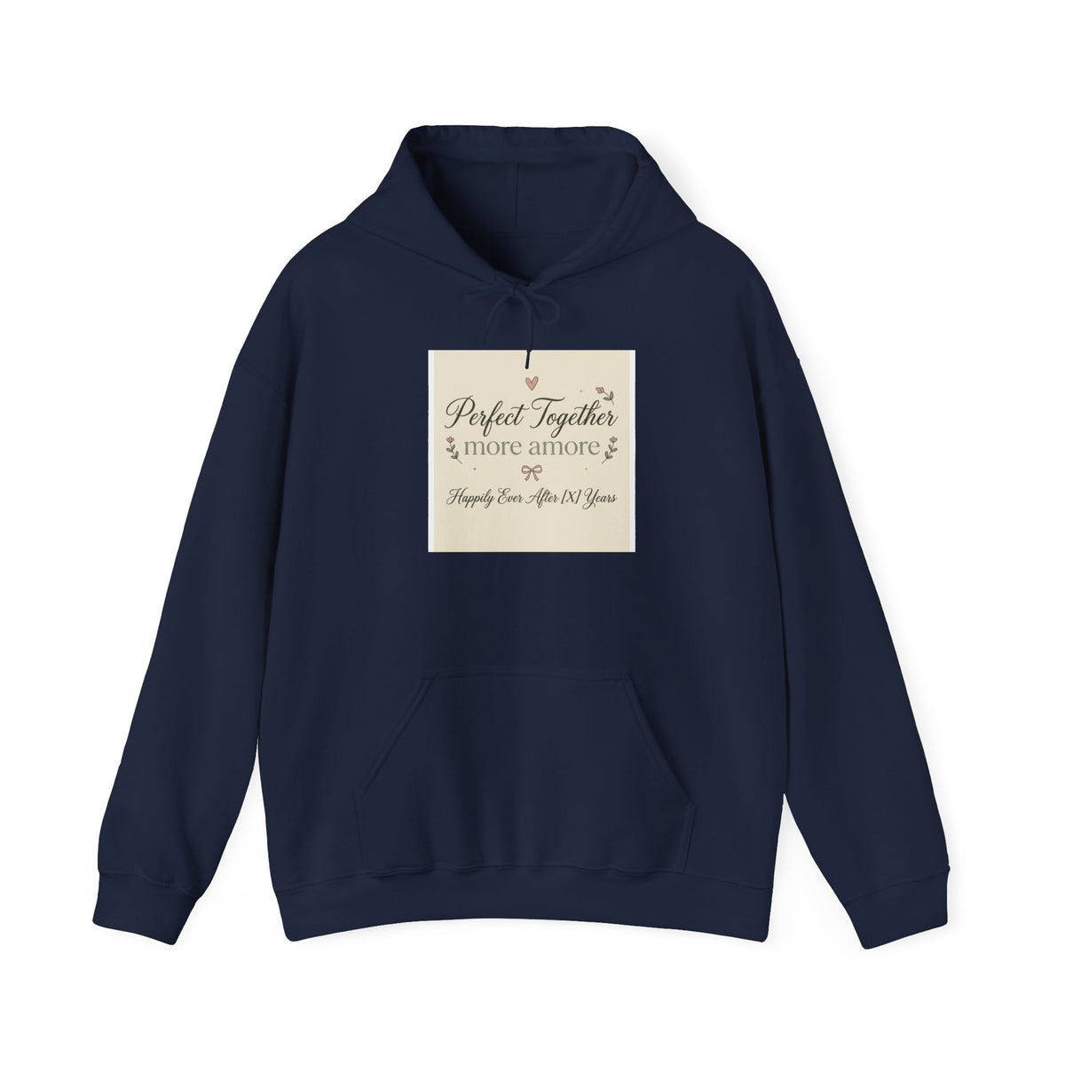 Pocket Together Hoodie — 'Pocket Together is more amore' Romantic Quote Pullover