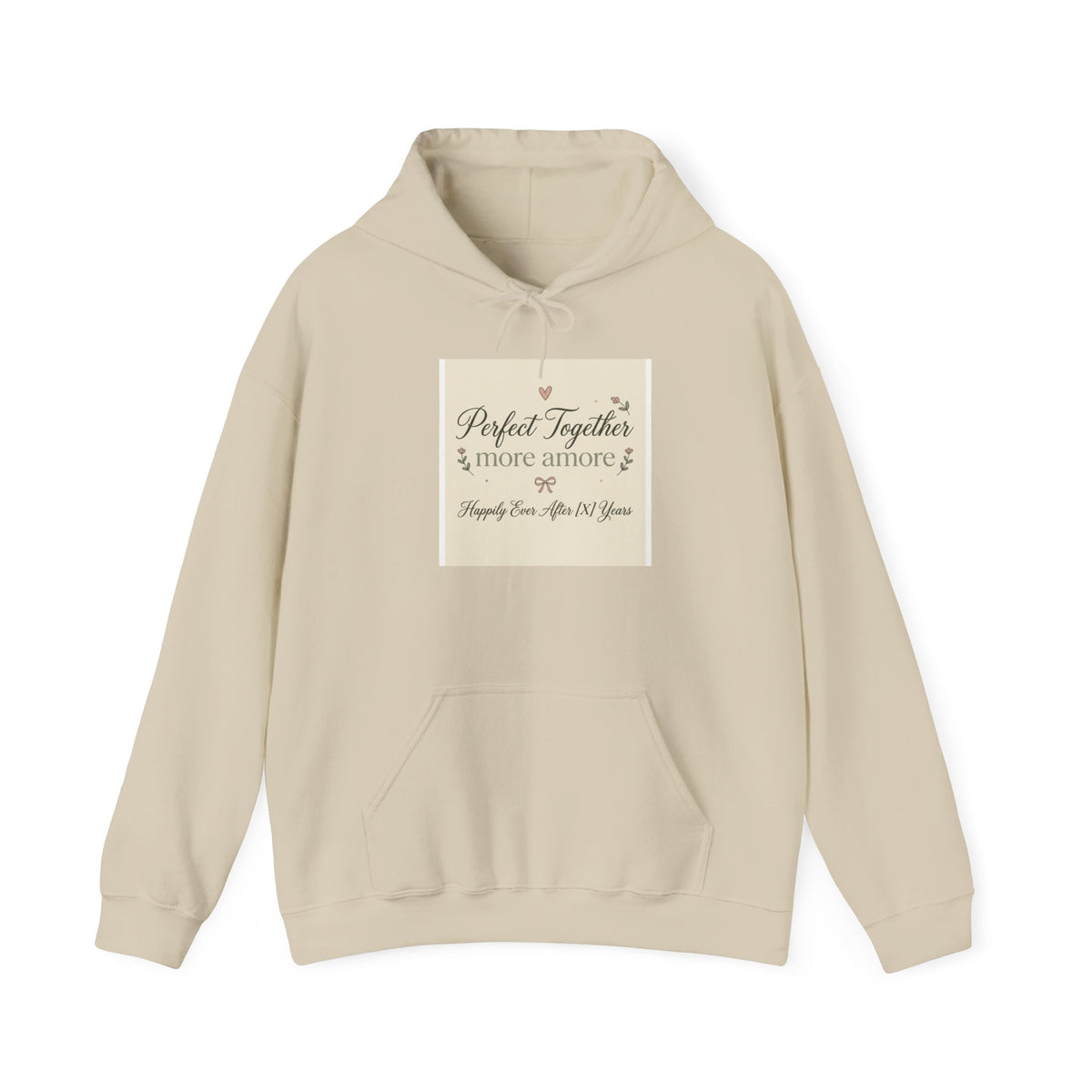 Pocket Together Hoodie — 'Pocket Together is more amore' Romantic Quote Pullover