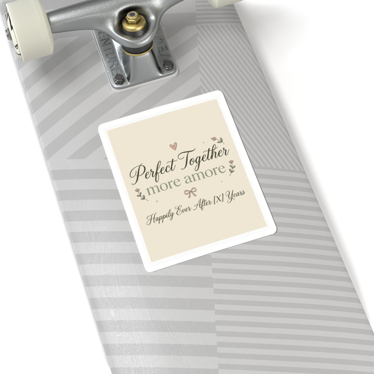 Perfect Together 'more amore' Kiss-Cut Sticker — Romantic Anniversary Laptop Sticker