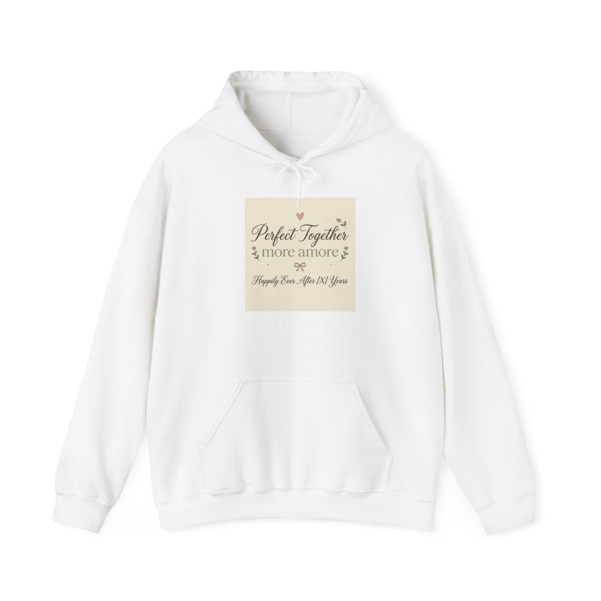 Pocket Together Hoodie — 'Pocket Together is more amore' Romantic Quote Pullover