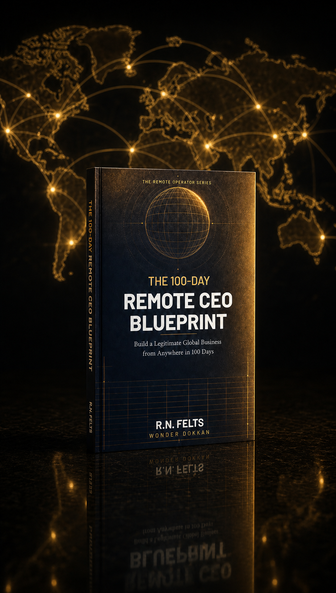 Remote Ceo Bluprint  Book Illustration by Wonder Dokkan
